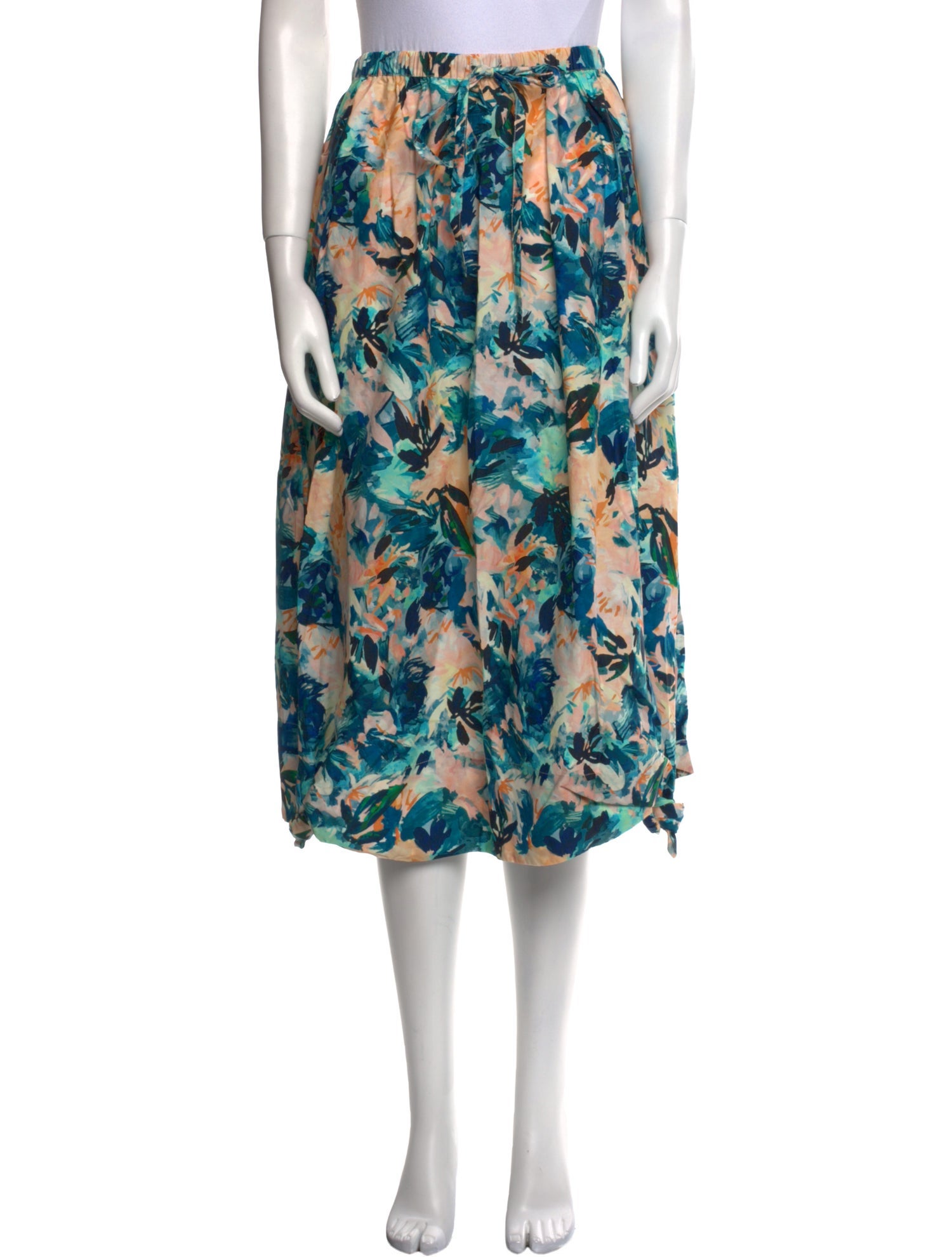 Ulla Johnson Floral Print Midi Length Skirt w/ Tags