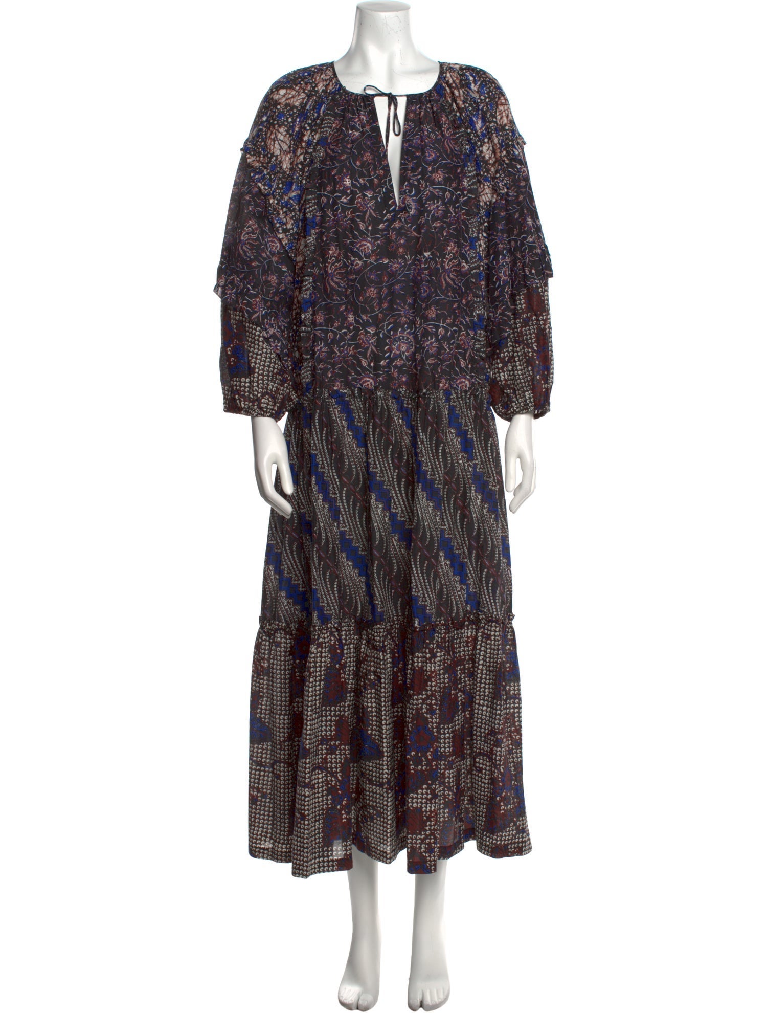 Ulla Johnson Printed Long Dress