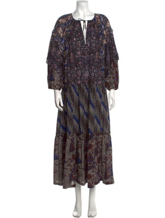 Ulla Johnson Printed Long Dress
