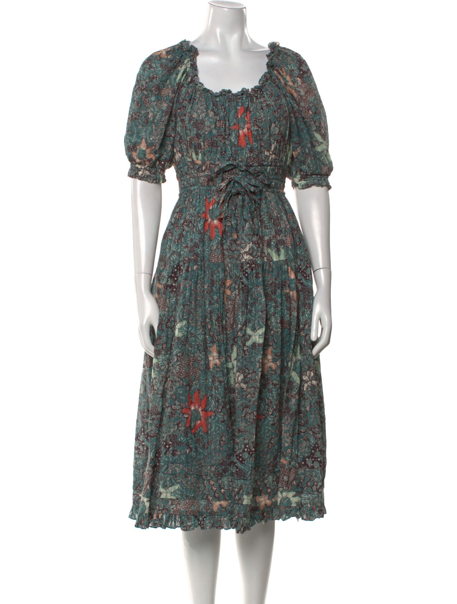 Ulla Johnson Printed Midi Length Dress