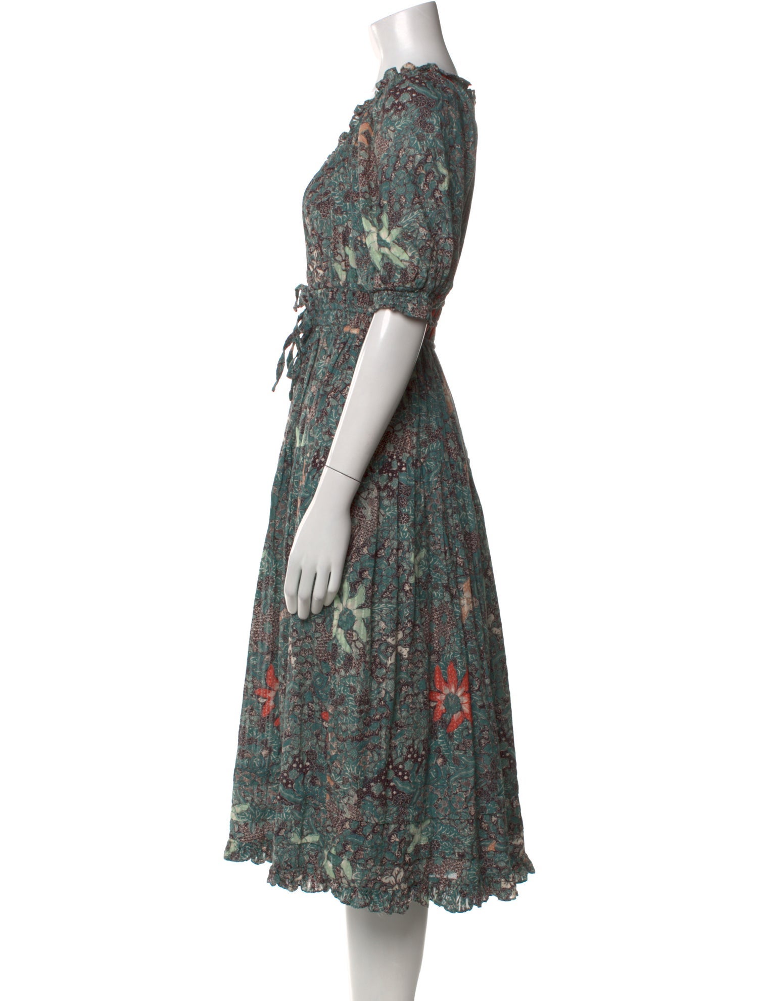 Ulla Johnson Printed Midi Length Dress