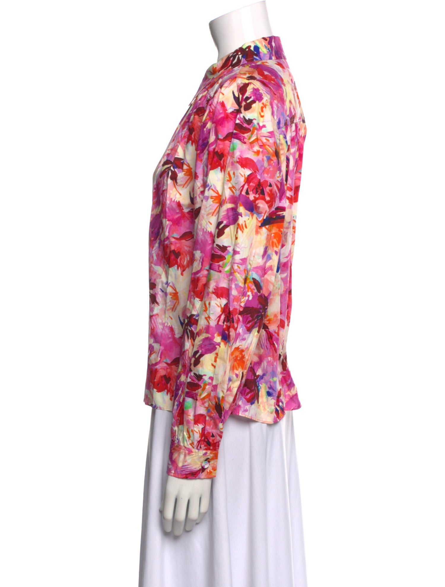 Ulla Johnson Floral Print Long Sleeve Blouse