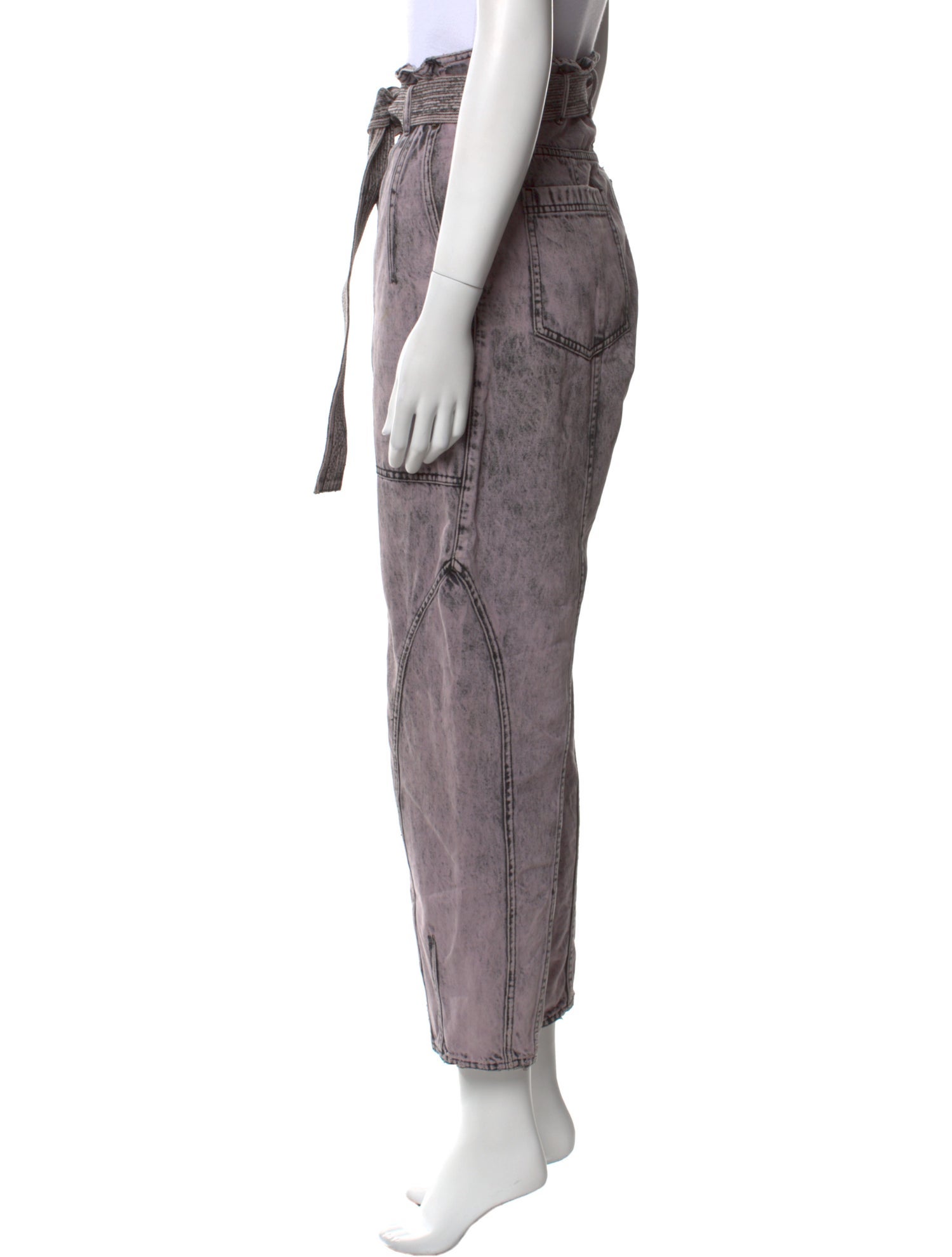 Ulla Johnson Tie-Dye Print Straight Leg Pants