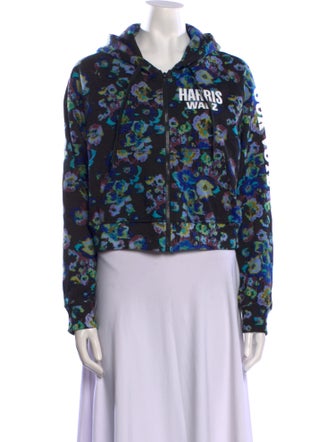 Ulla Johnson Floral Print Crew Neck Sweatshirt