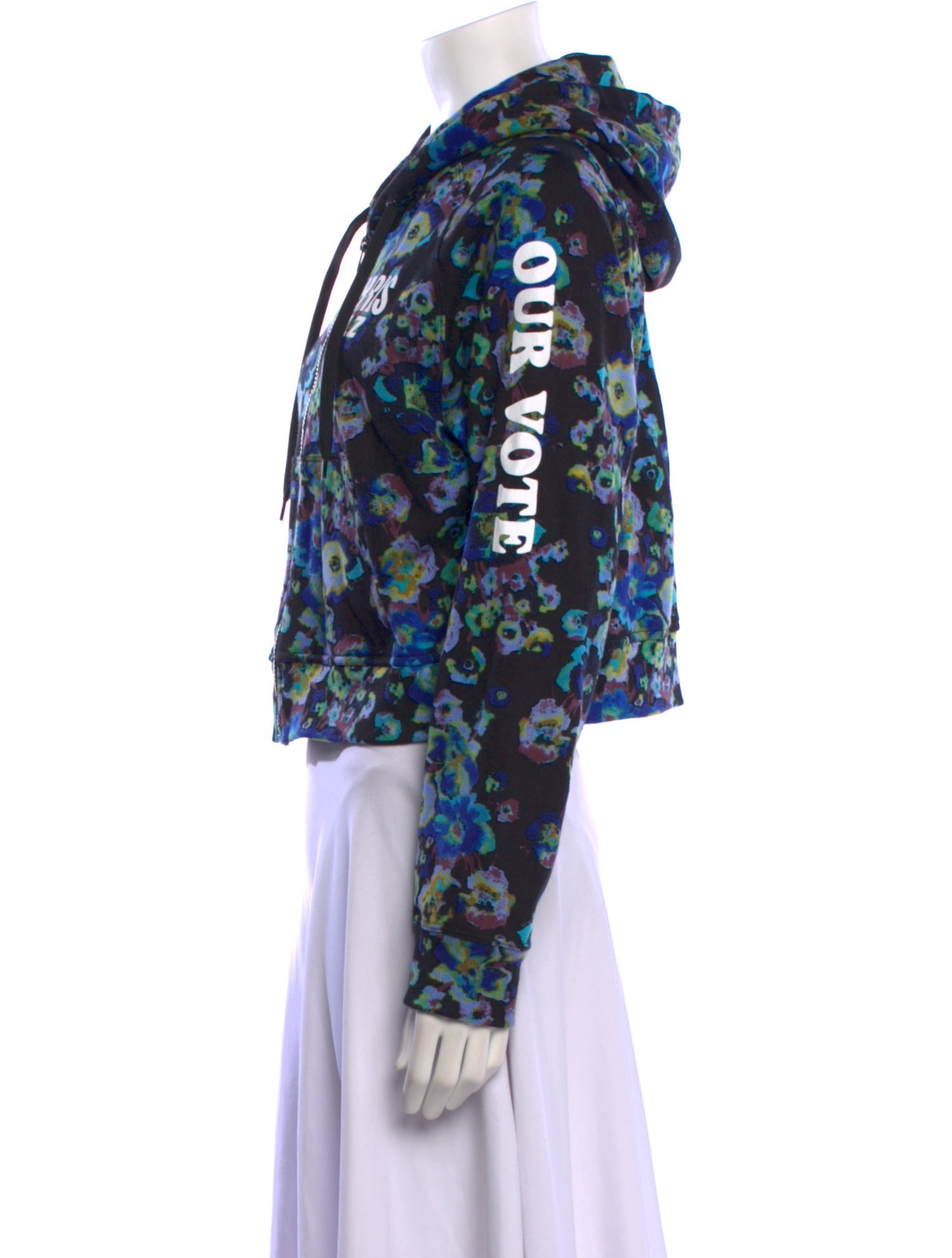 Ulla Johnson Floral Print Crew Neck Sweatshirt