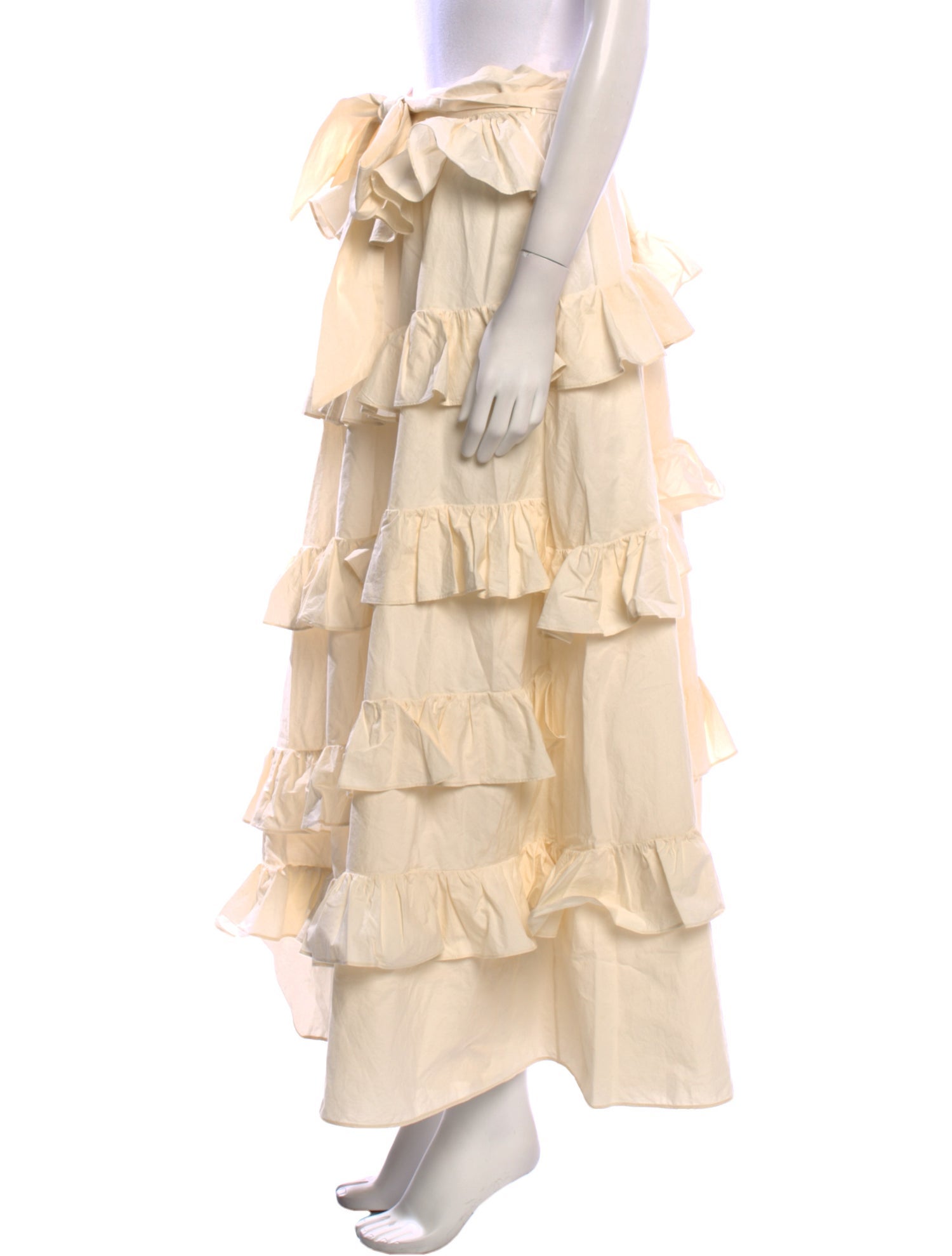 Ulla Johnson Ruffle Embellishment Long Skirt