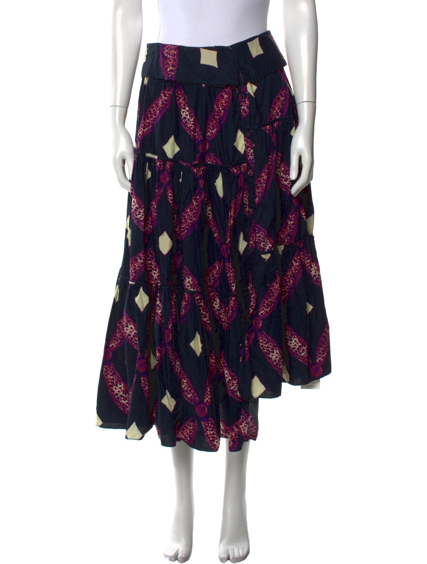 Ulla Johnson Printed Midi Length Skirt