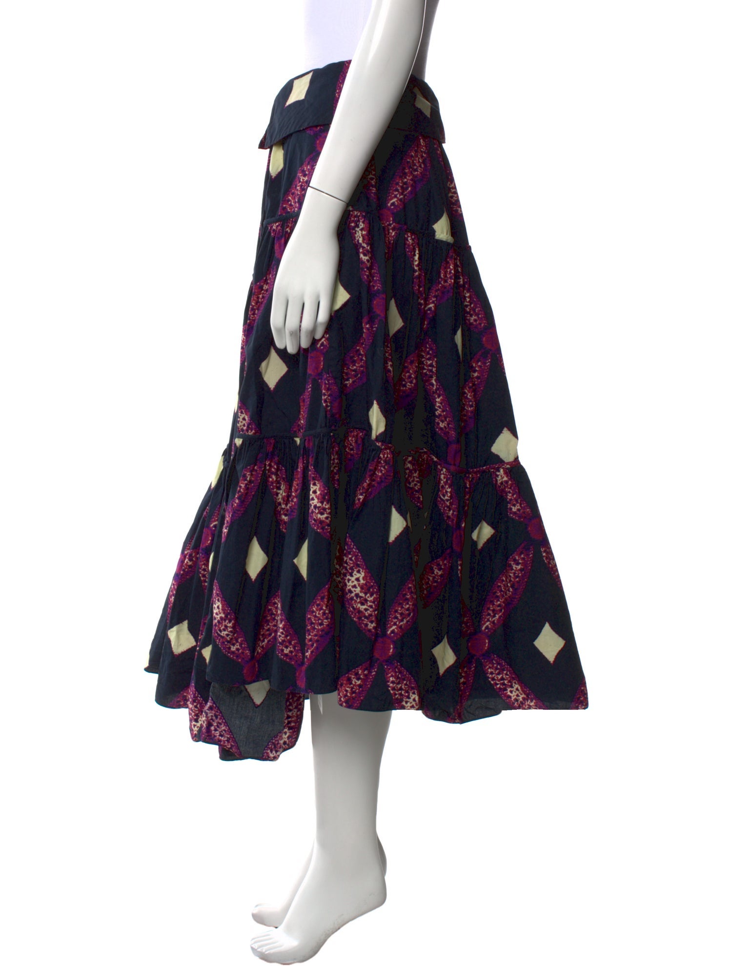 Ulla Johnson Printed Midi Length Skirt