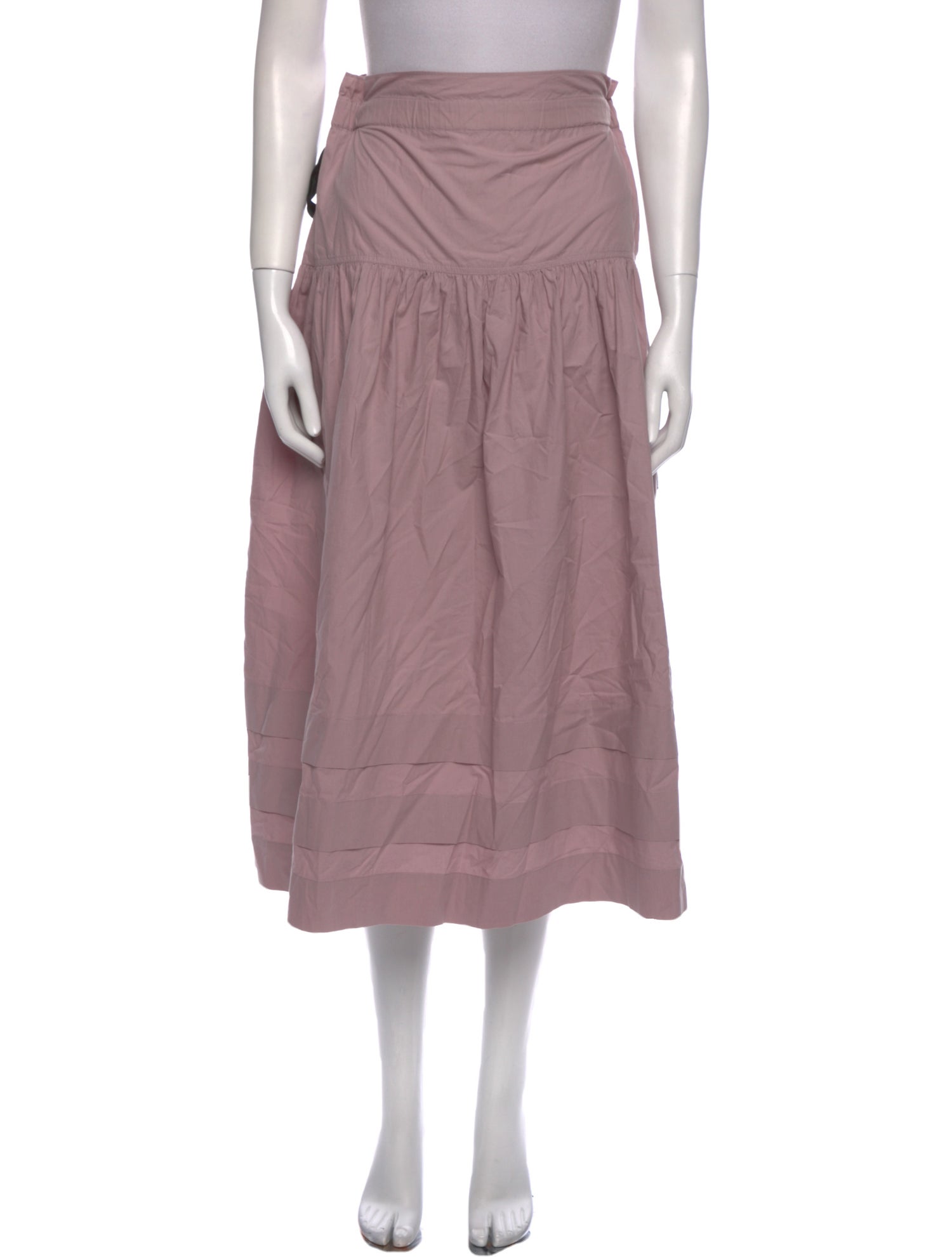 Ulla Johnson Bow Accents Midi Length Skirt