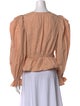 Ulla Johnson V-Neck Long Sleeve Blouse
