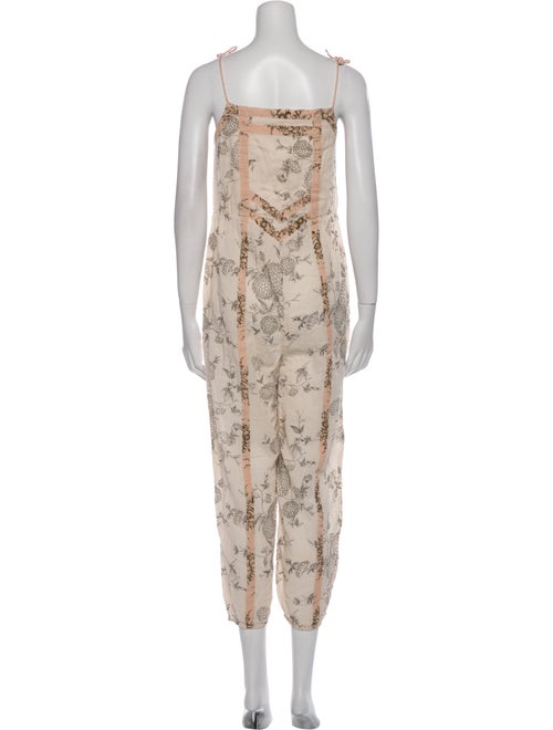 Ulla Johnson Printed Square Neckline Jumpsuit