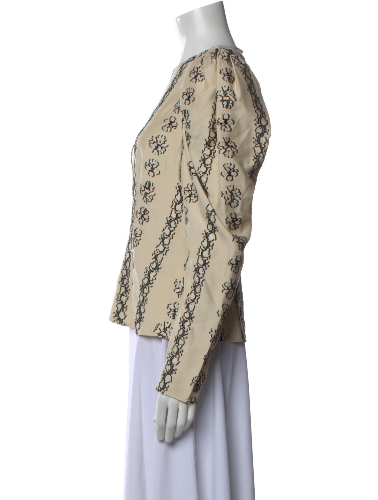 Ulla Johnson Silk Printed Top