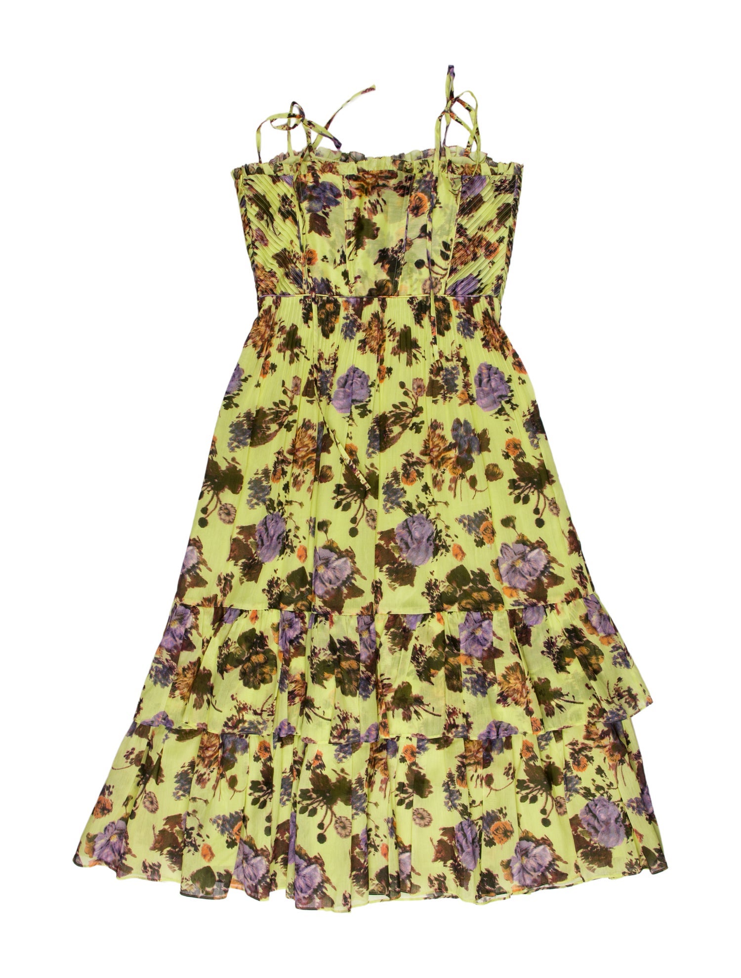 Ulla Johnson Floral Print Midi Length Dress w/ Tags