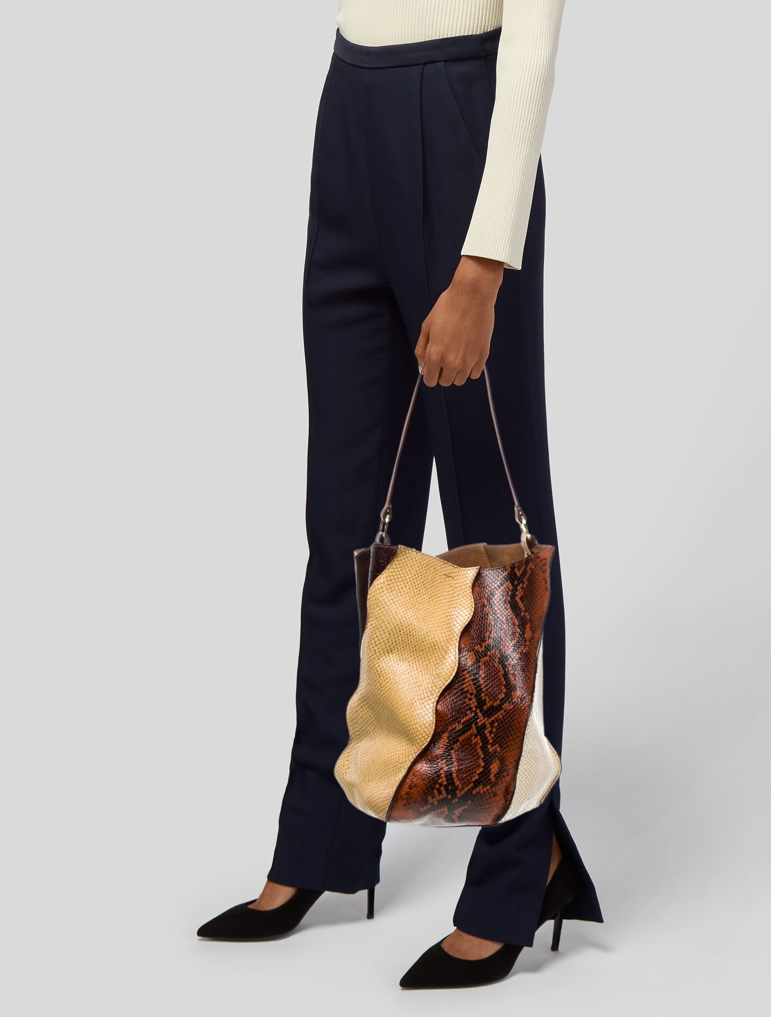 Ulla Johnson Lizard Shoulder Bag