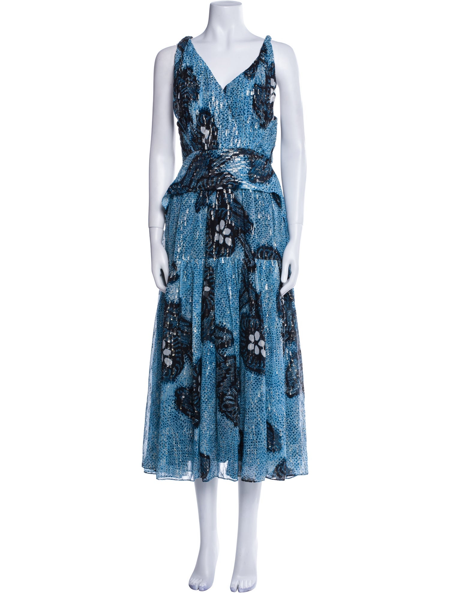 Ulla Johnson Silk Midi Length Dress