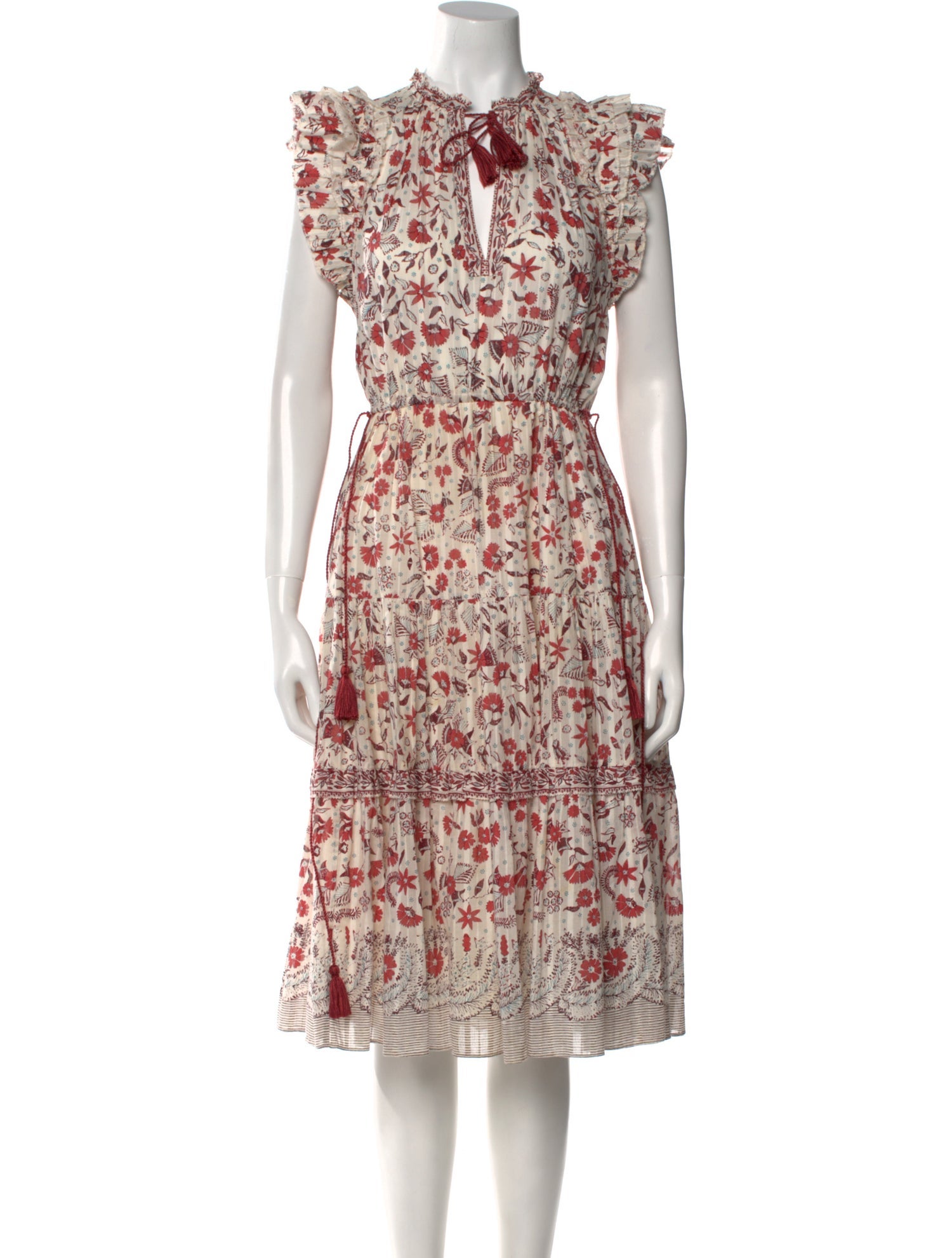 Ulla Johnson Printed Midi Length Dress