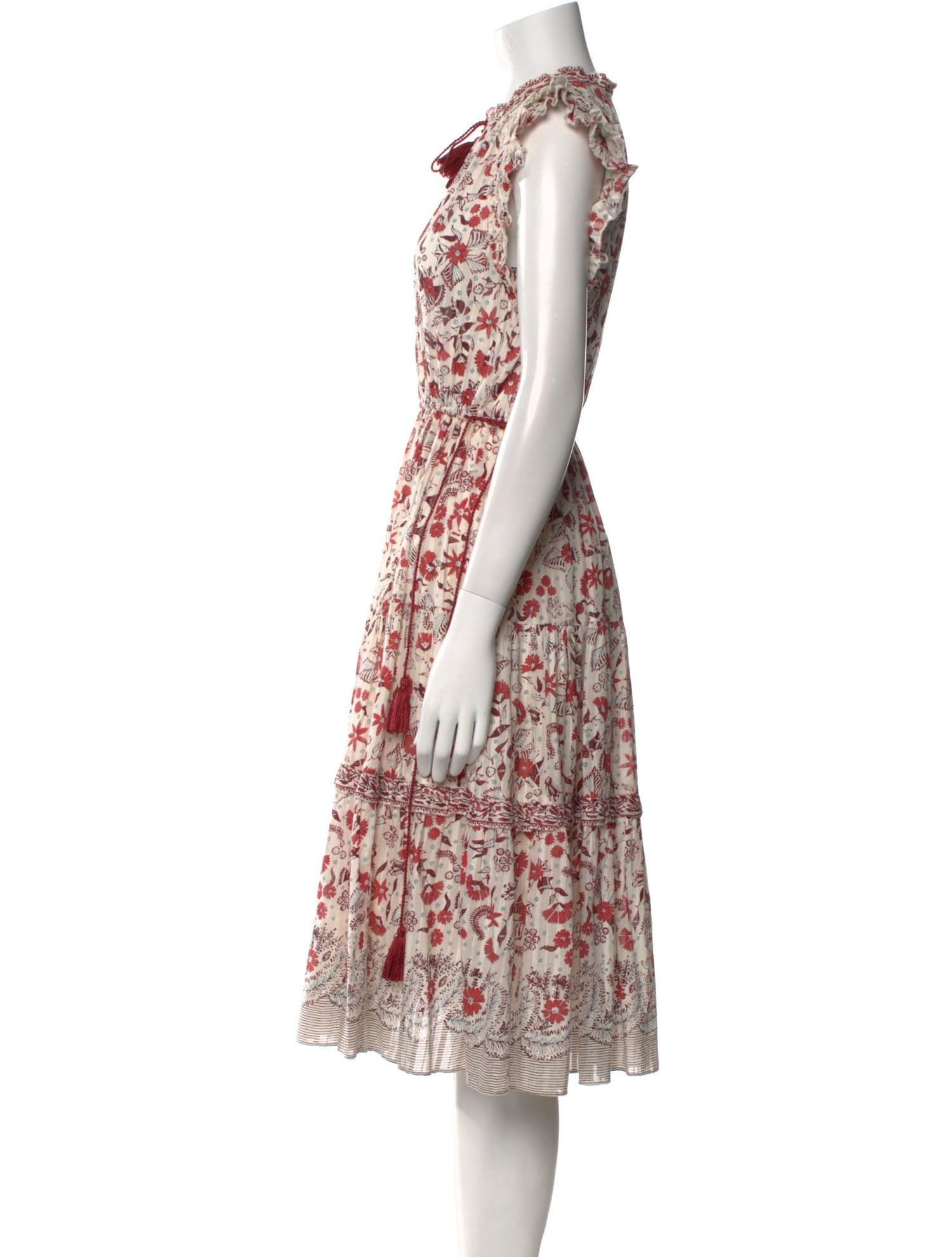 Ulla Johnson Printed Midi Length Dress