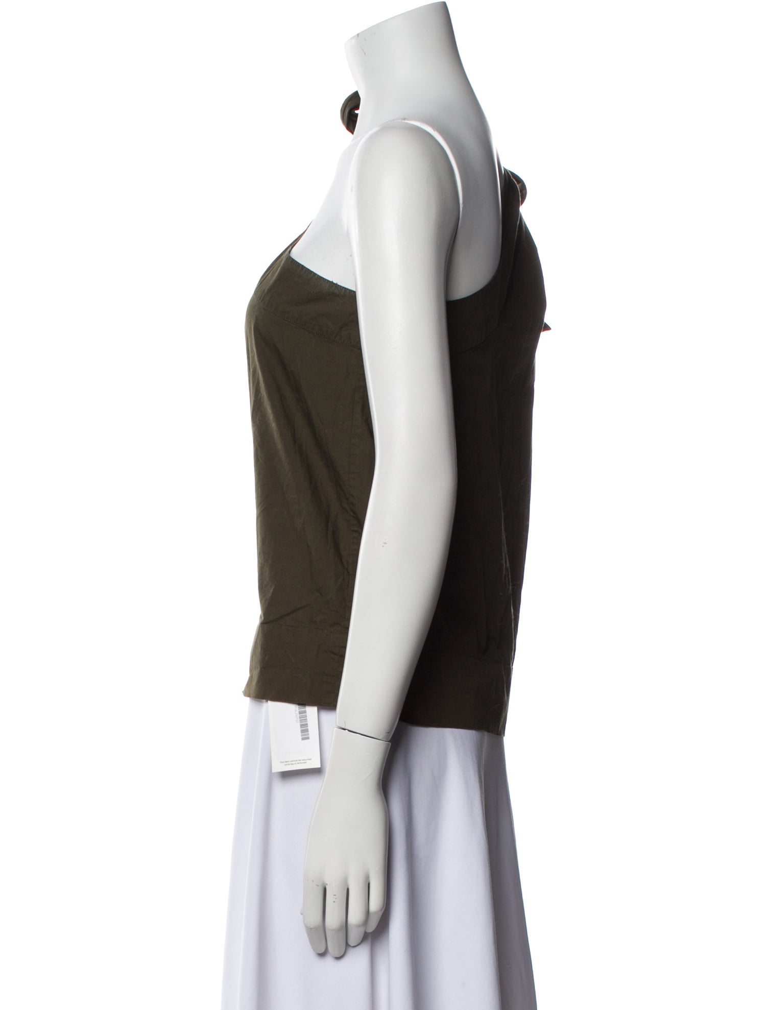 Ulla Johnson One-Shoulder Three-Quarter Sleeve Top