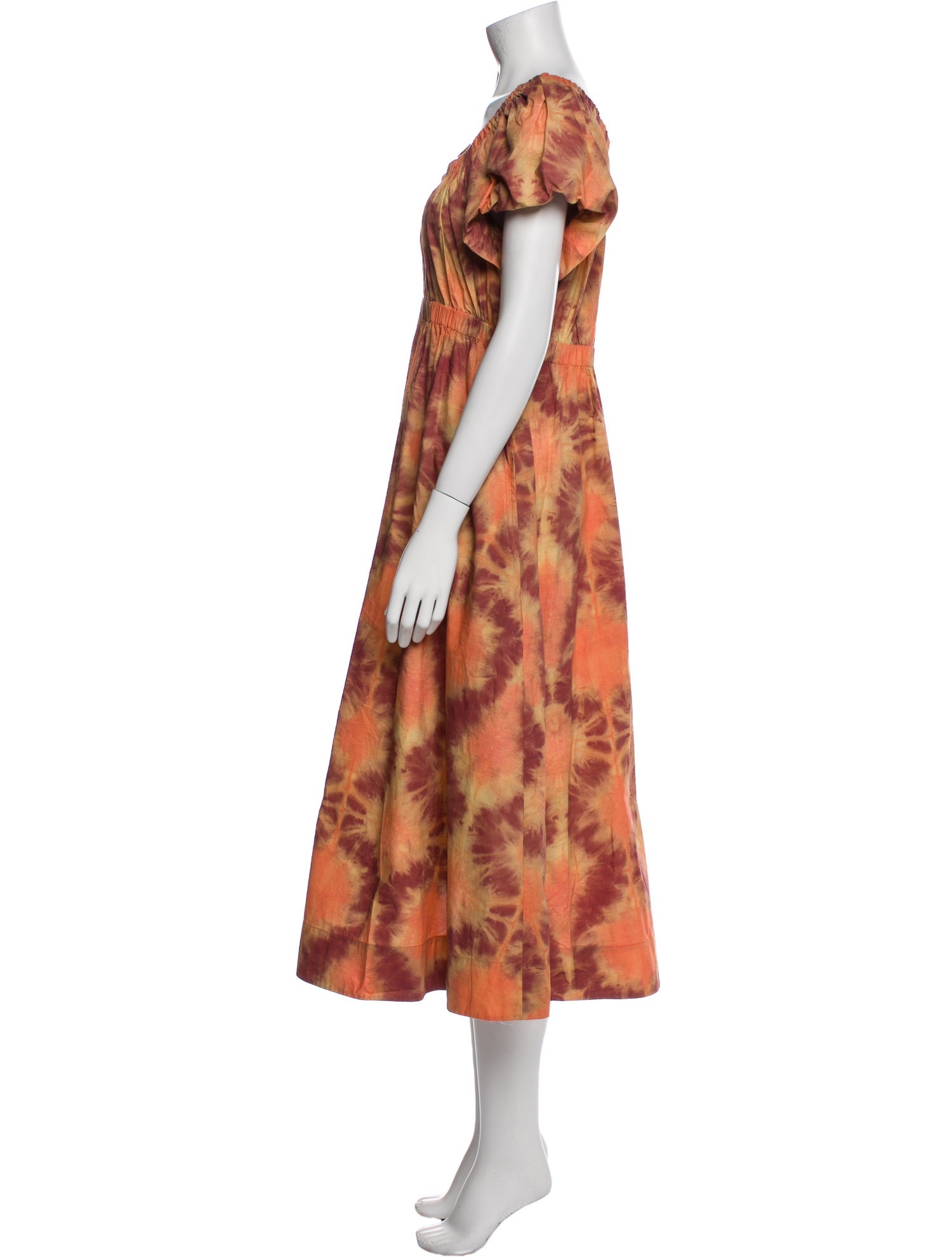 Ulla Johnson Tie-Dye Print Long Dress
