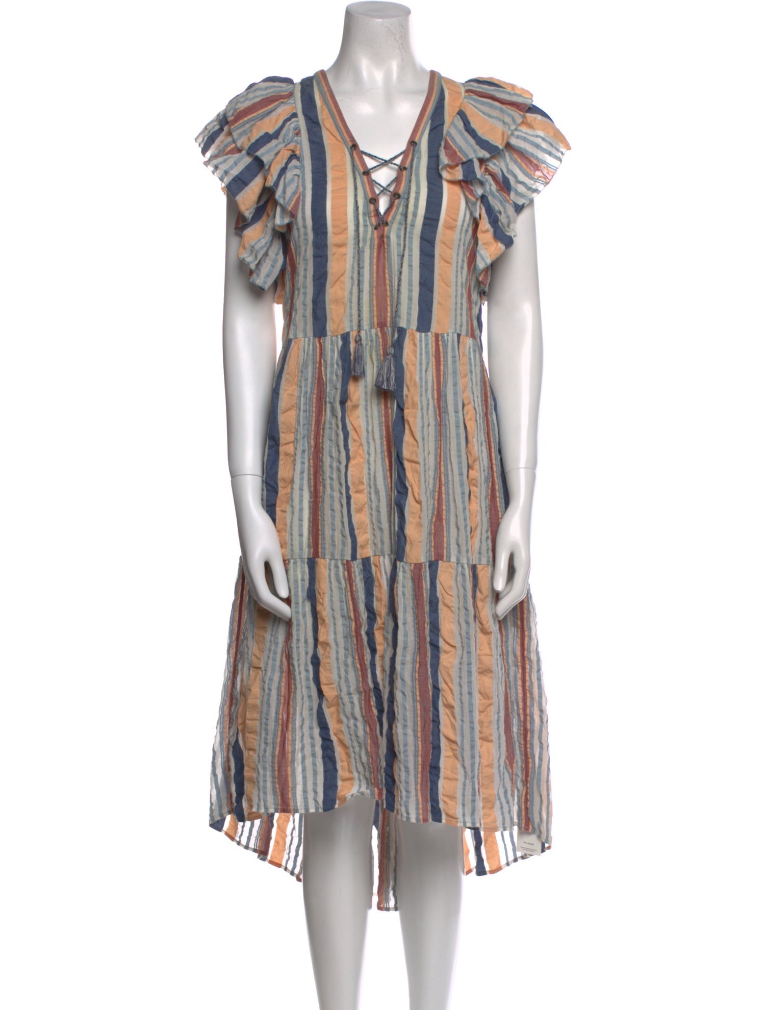 Ulla Johnson Striped Long Dress