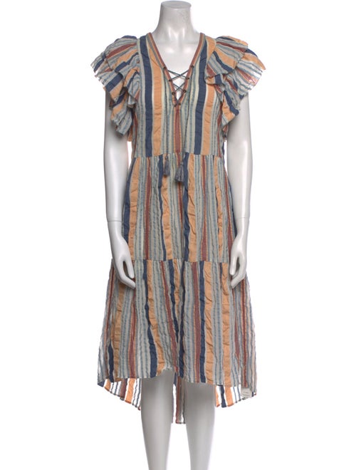 Ulla Johnson Striped Long Dress