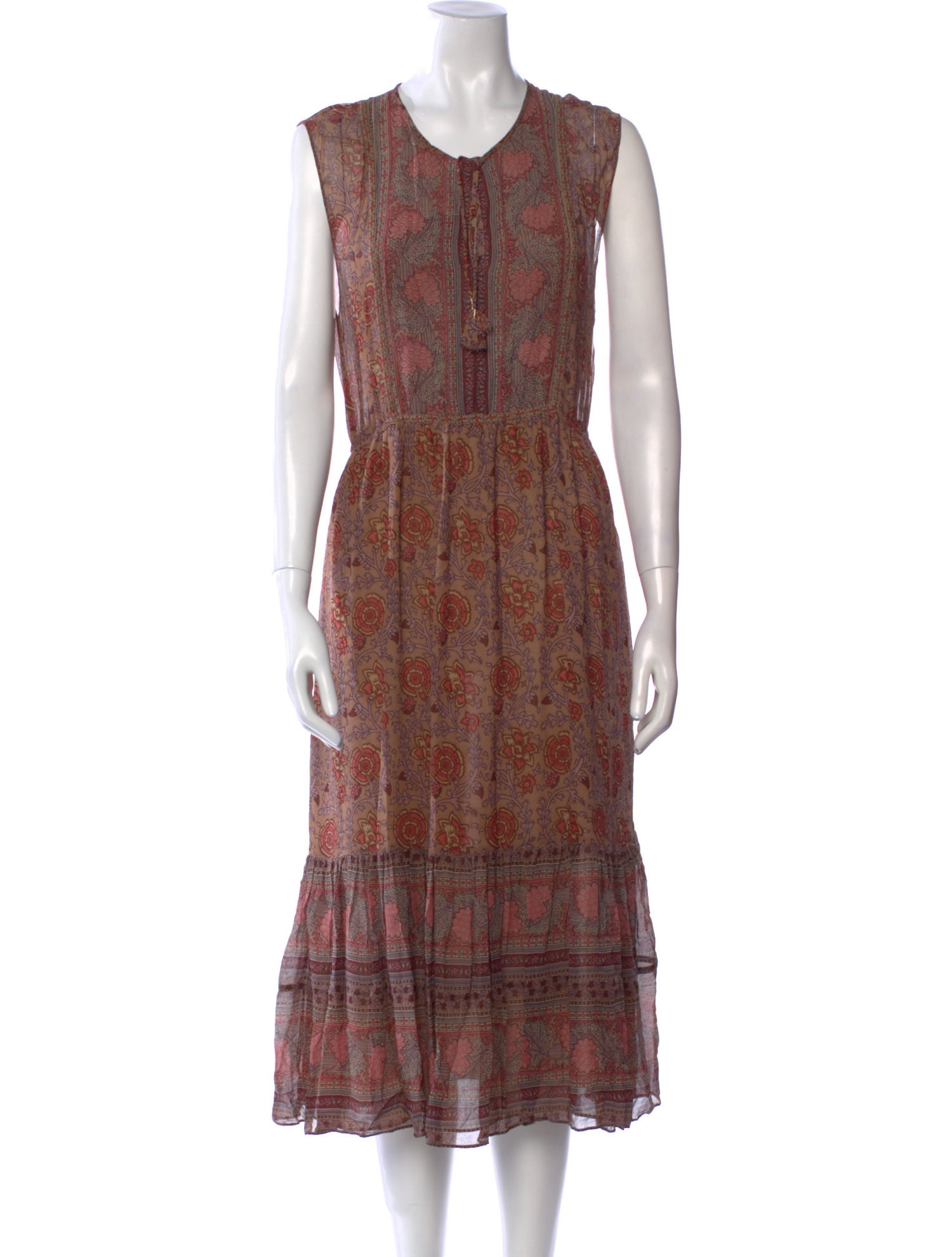 Ulla Johnson Silk Midi Length Dress