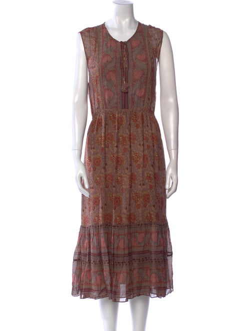 Ulla Johnson Silk Midi Length Dress