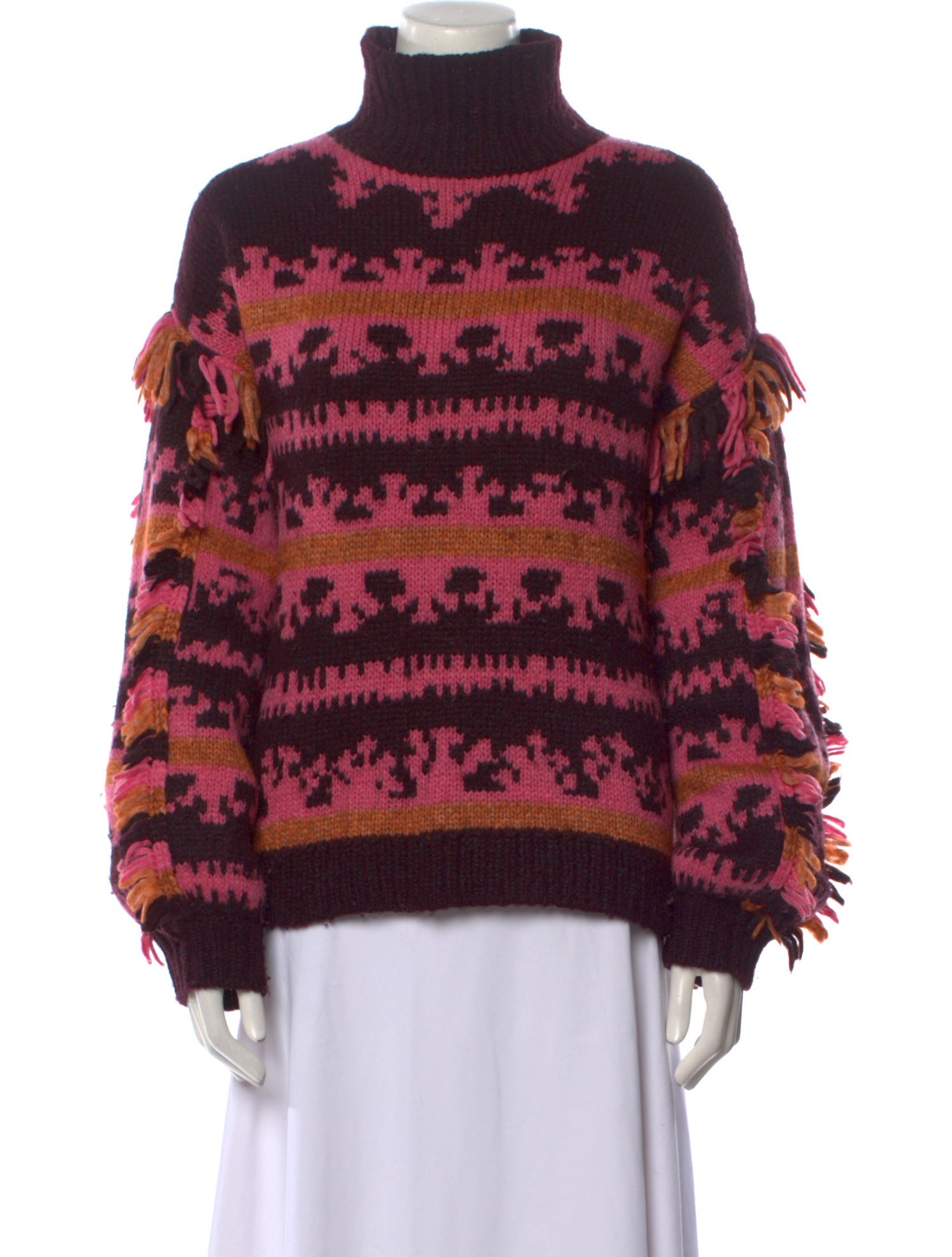Ulla Johnson Printed Turtleneck Sweater