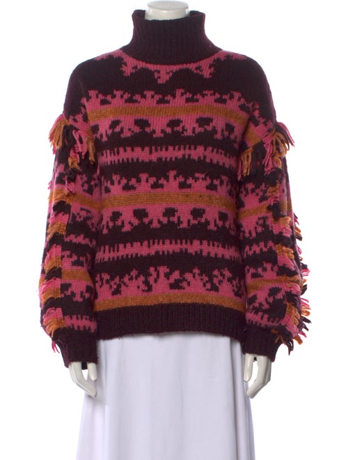Ulla Johnson Printed Turtleneck Sweater