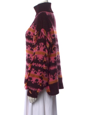 Ulla Johnson Printed Turtleneck Sweater