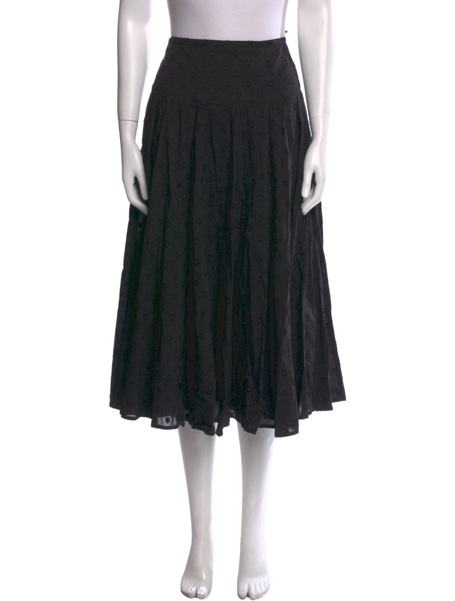 Ulla Johnson Pleated Accents Midi Length Skirt