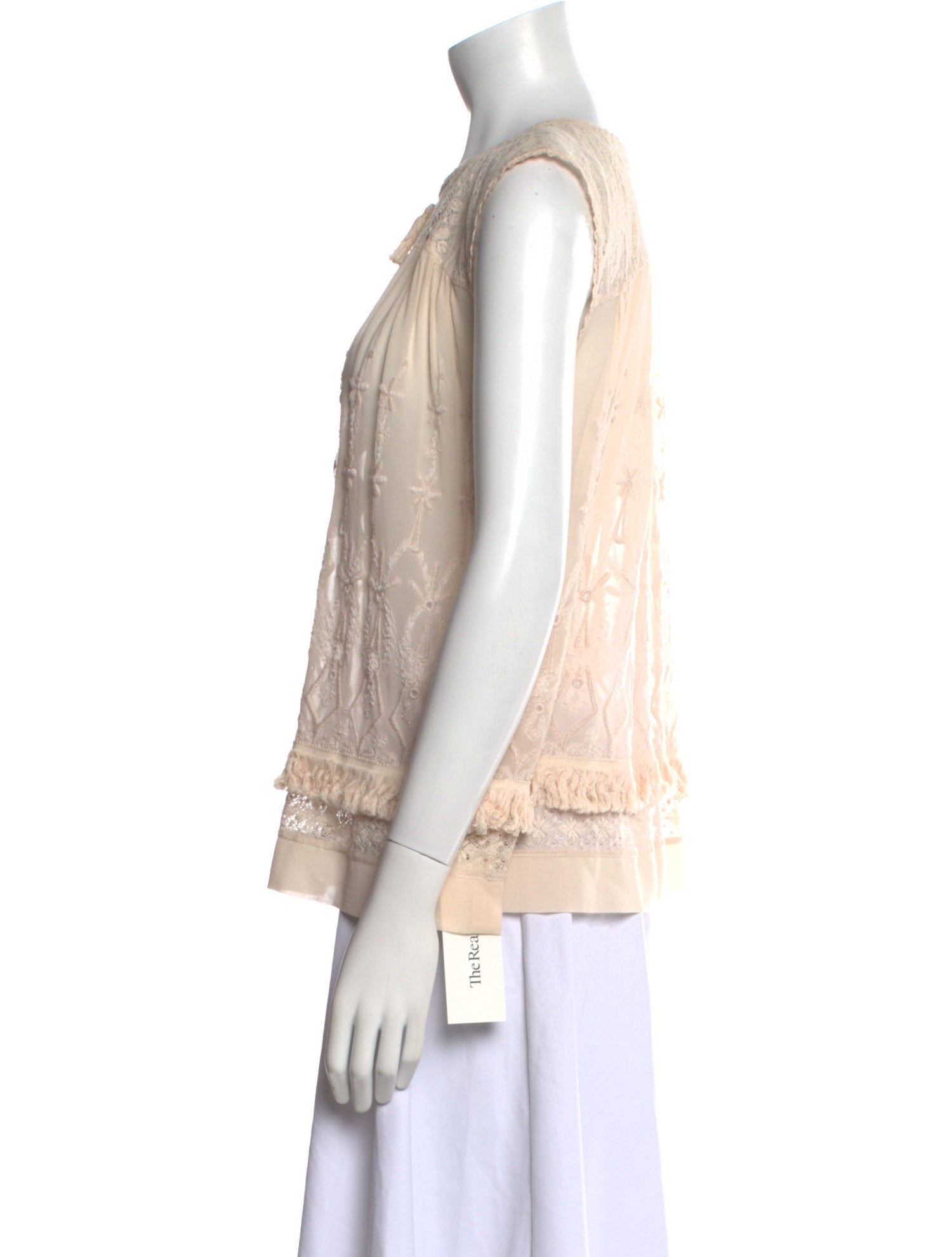 Ulla Johnson Silk Crew Neck Blouse