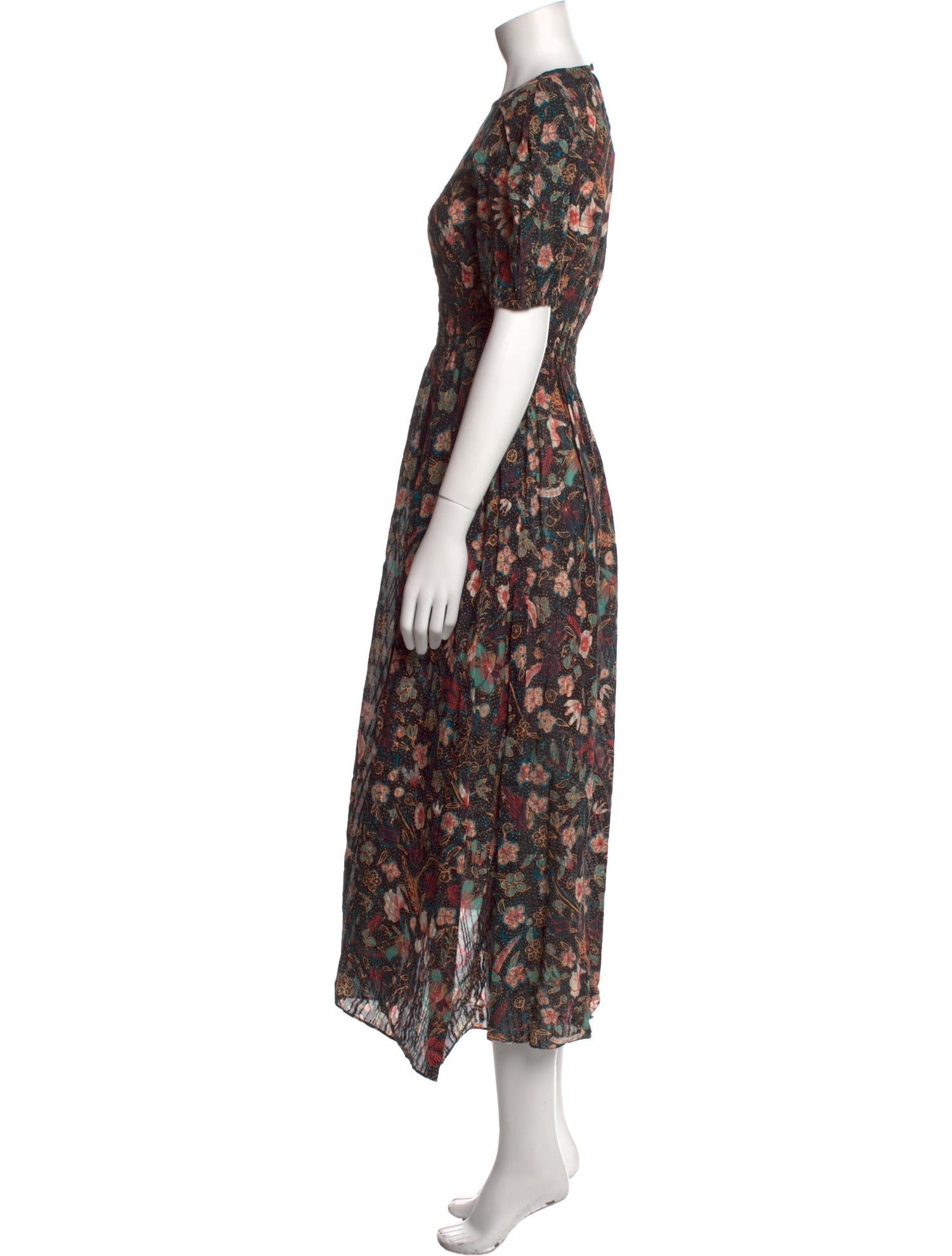 Ulla Johnson Floral Print Long Dress w/ Tags