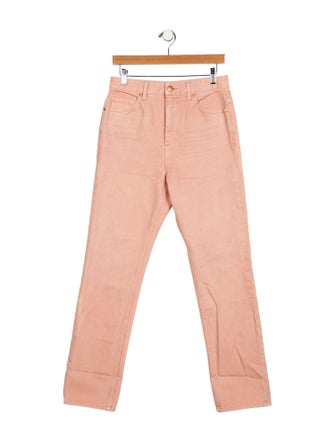 Ulla Johnson High-Rise Straight Leg Jeans