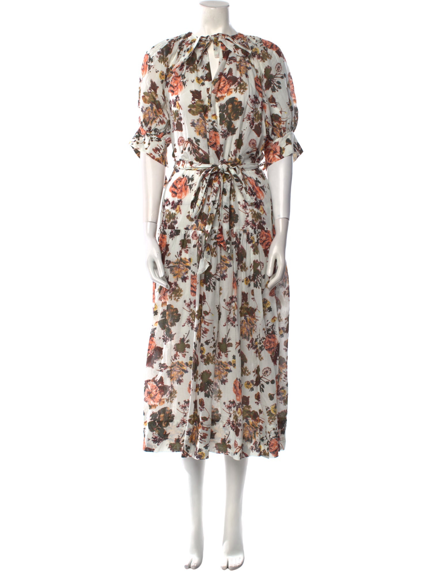 Ulla Johnson Floral Print Long Dress
