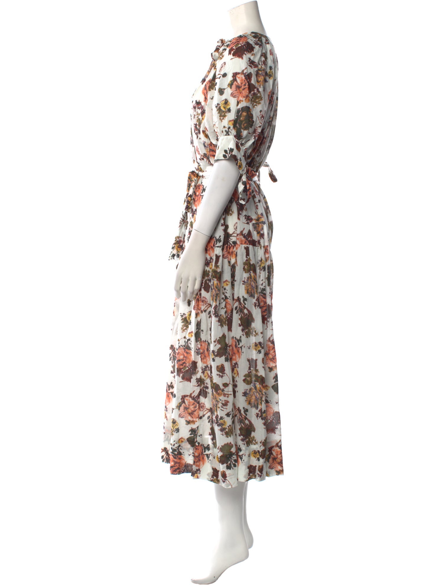 Ulla Johnson Floral Print Long Dress