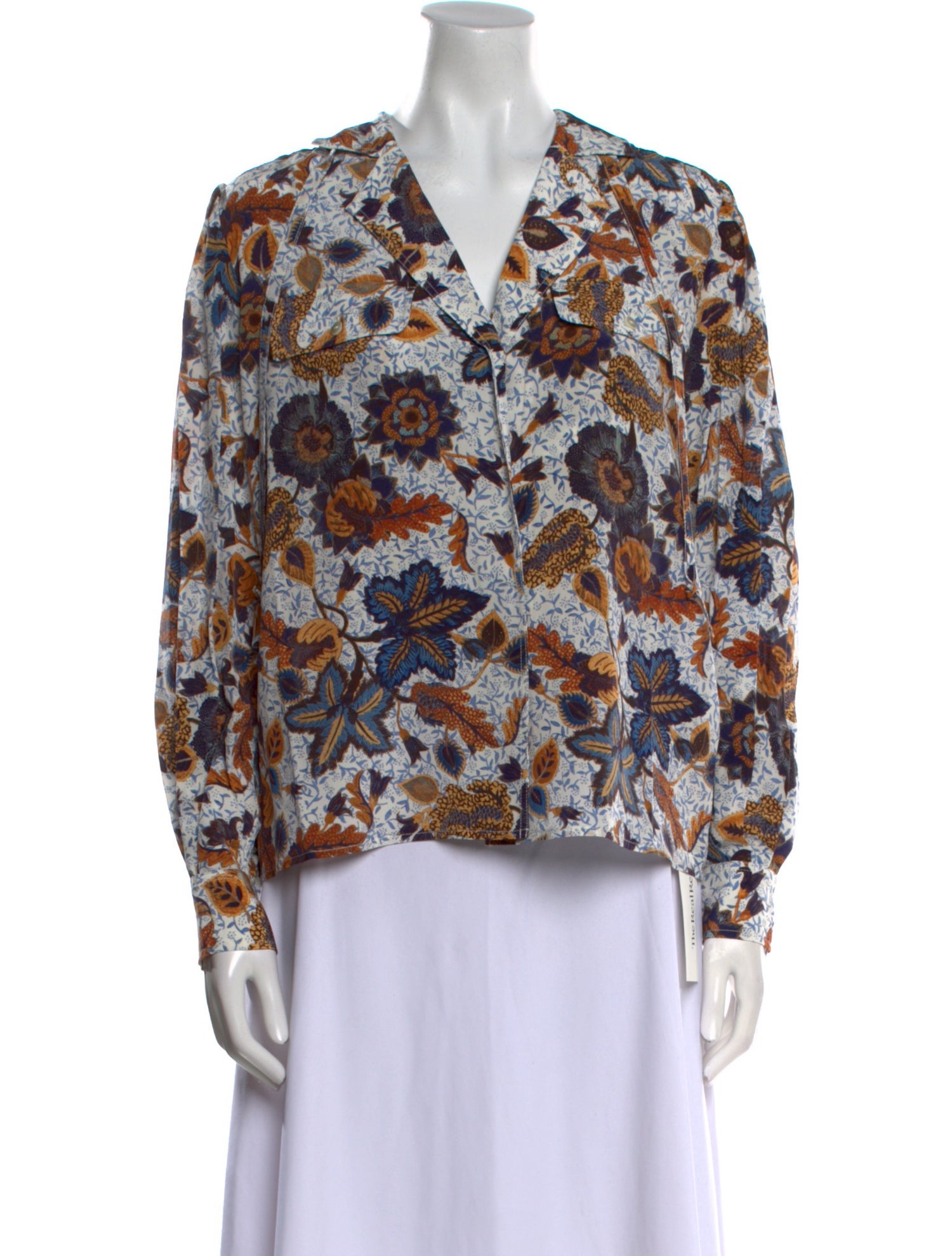 Ulla Johnson Silk Printed Blouse