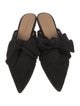 Ulla Johnson Suede Bow Accents Mules