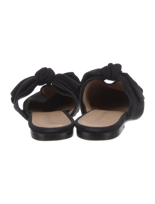Ulla Johnson Suede Bow Accents Mules