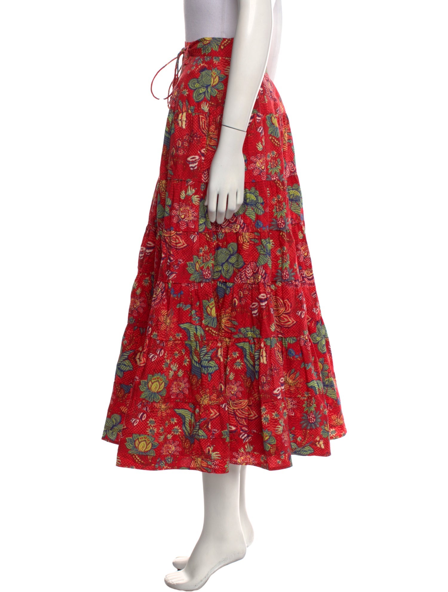 Ulla Johnson Floral Print Midi Length Skirt w/ Tags