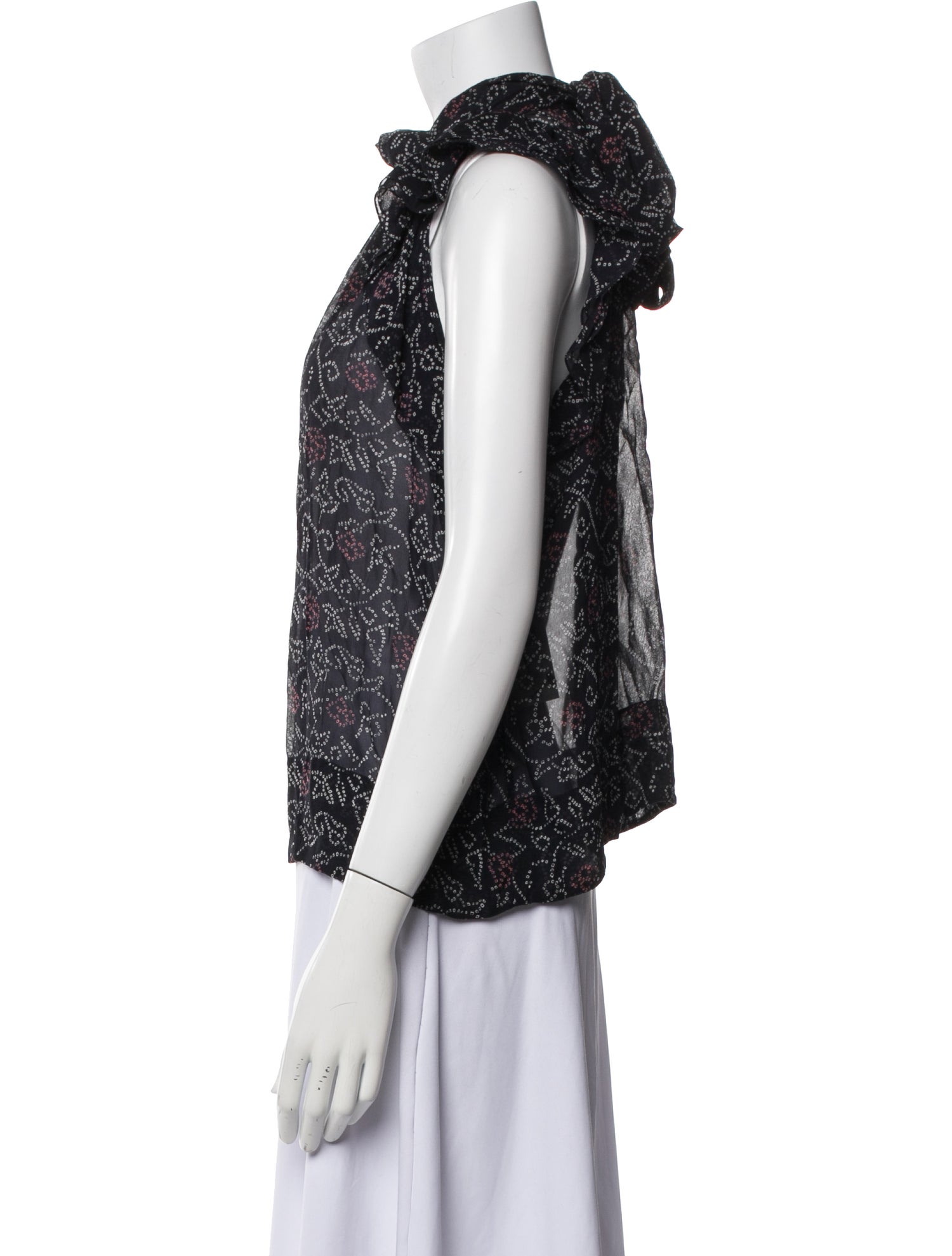 Ulla Johnson Silk Printed Blouse