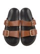 Ulla Johnson Leather Whipstitch Trim Slides