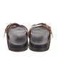 Ulla Johnson Leather Whipstitch Trim Slides
