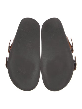 Ulla Johnson Leather Whipstitch Trim Slides