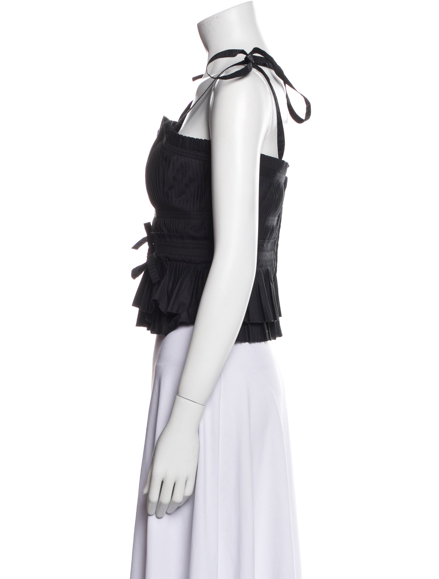Ulla Johnson Square Neckline Sleeveless Crop Top