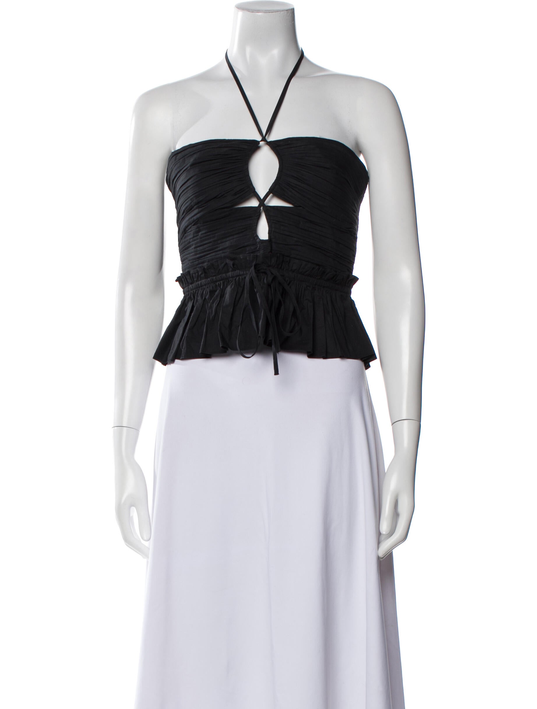 Ulla Johnson Strapless Crop Top