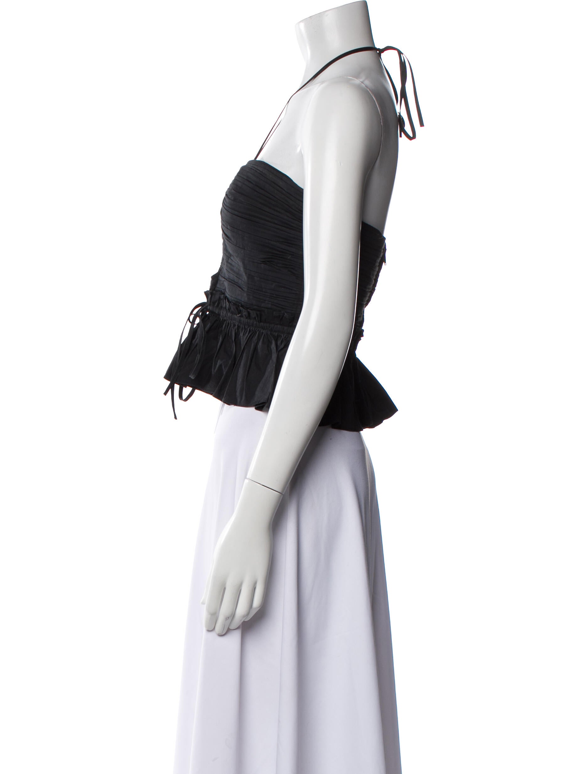 Ulla Johnson Strapless Crop Top