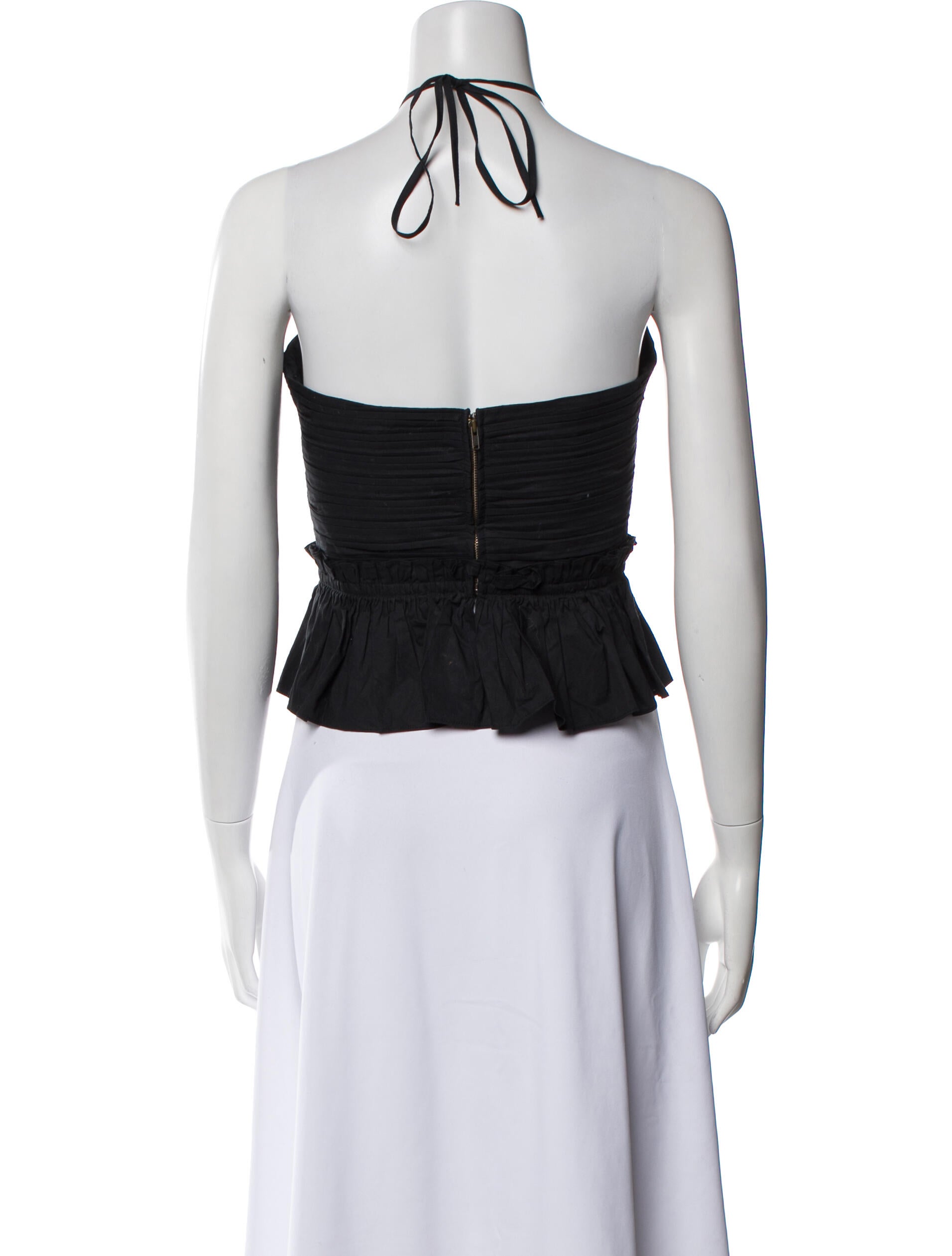 Ulla Johnson Strapless Crop Top