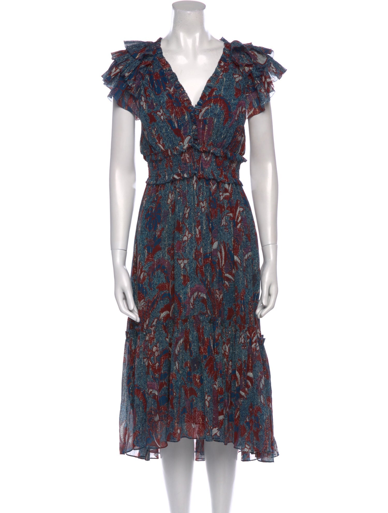 Ulla Johnson Printed Long Dress