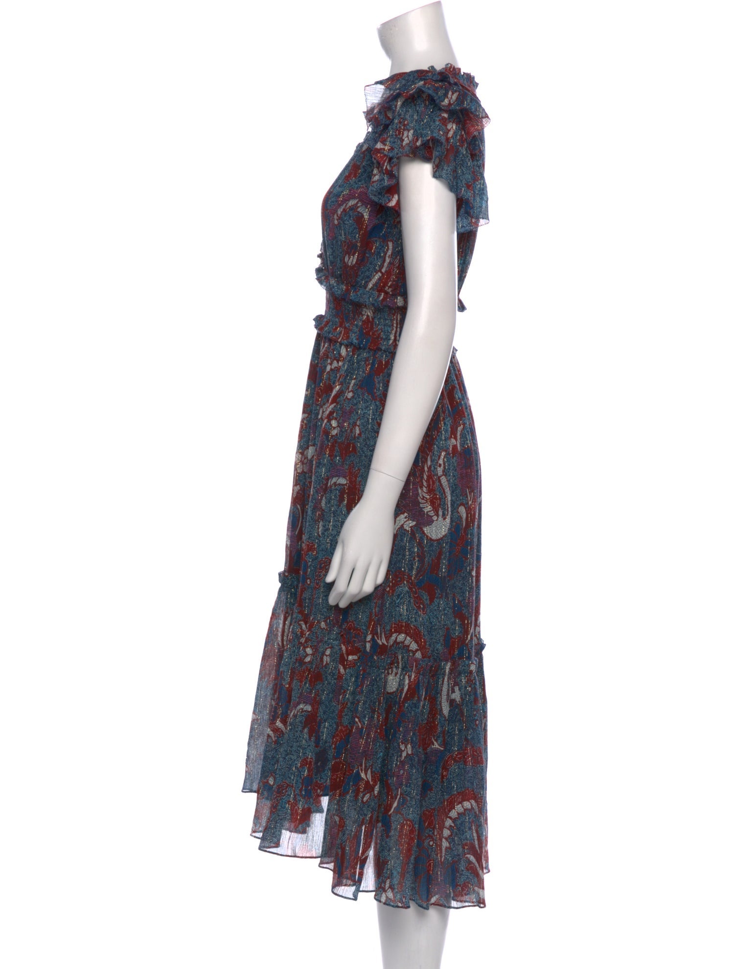 Ulla Johnson Printed Long Dress